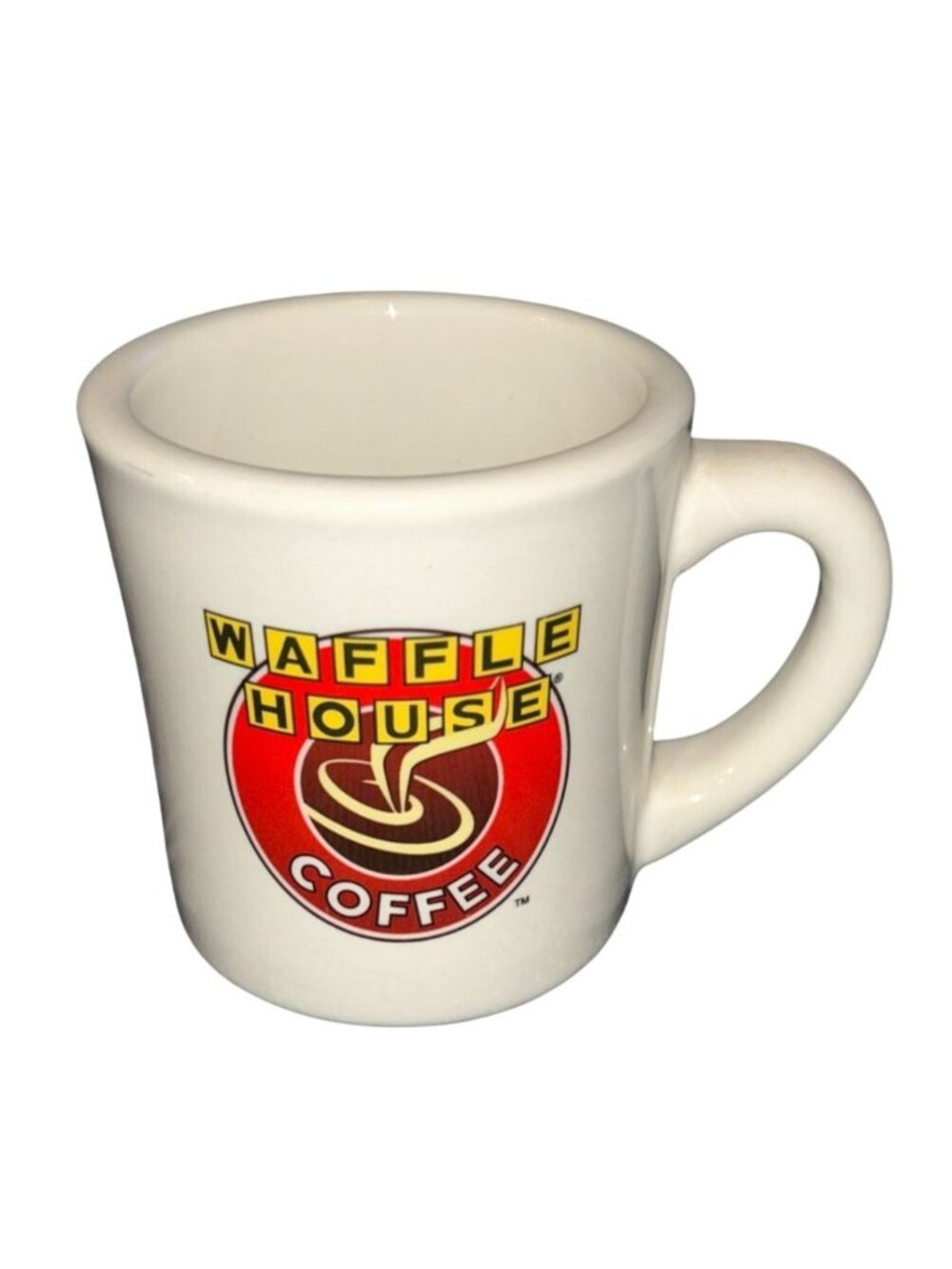 Waffle House 50th Anniversary Ceramic Coffee Mug Tuxton 2005 10oz Collectible